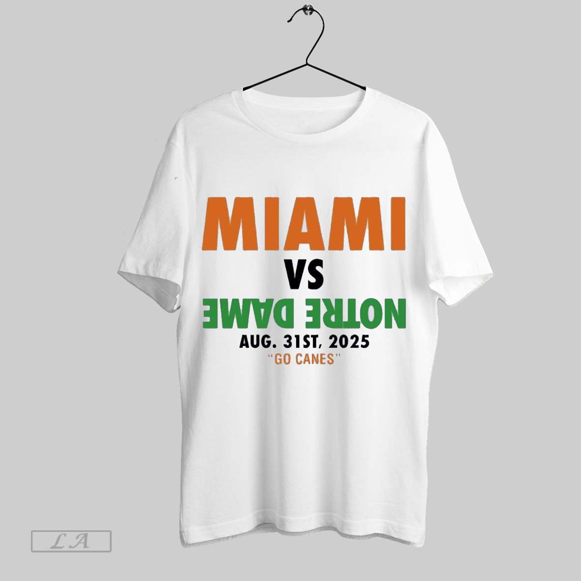 Original Miami Hurricanes Vs Notre Dame August 31 2025 Go Canes Long