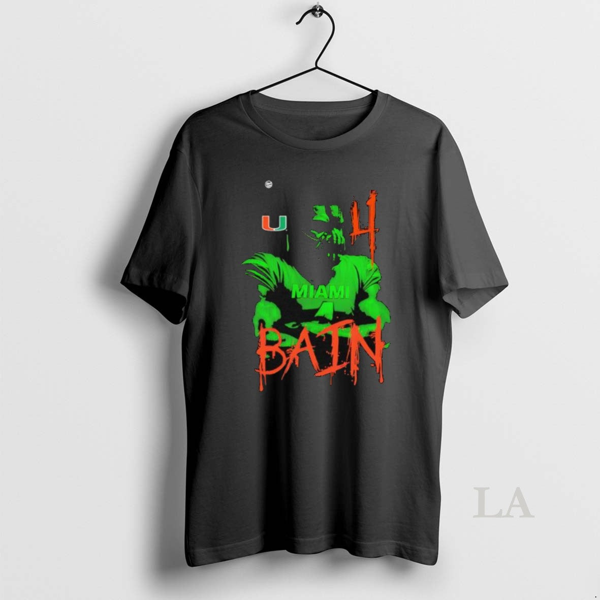 Original Miami Hurricanes Bain Player Hoodie Authentic Fashion