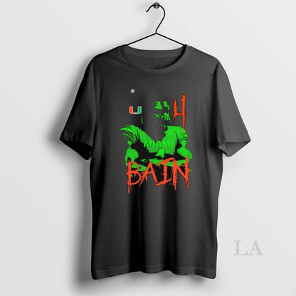 Original Miami Hurricanes Bain Player Hoodie Authentic Fashion