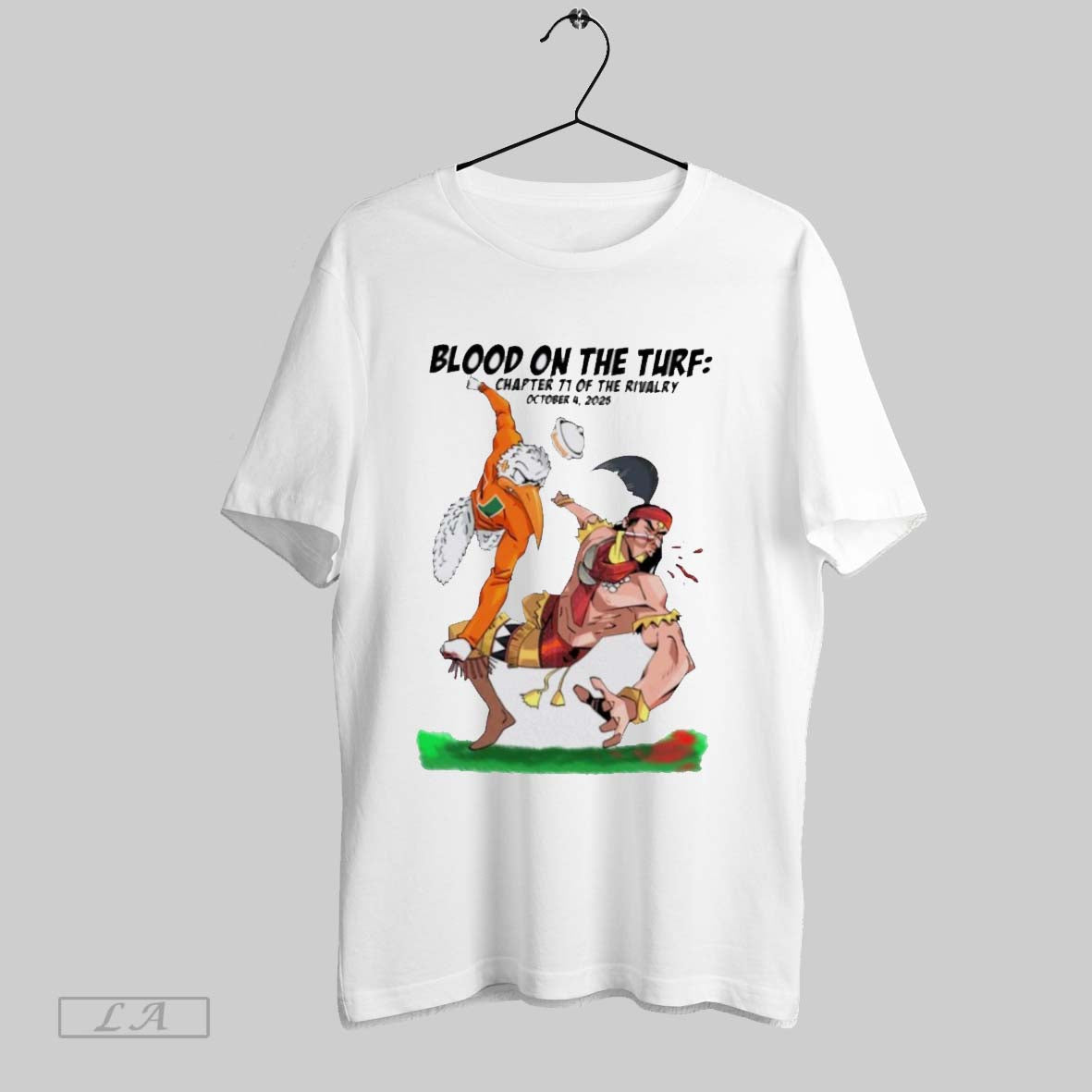 Original Miami Hurricanes Blood Turf 2025 Shirt Modern Fashion