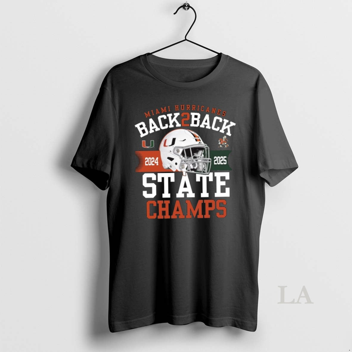 Original Miami Hurricanes Football Back 2 Back State Champs 2024 2025