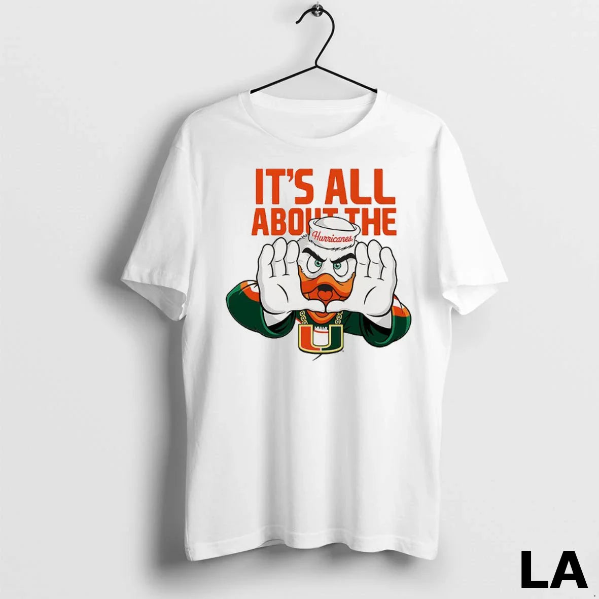 Original Miami Hurricanes Its All About U Hoodie Retro Art