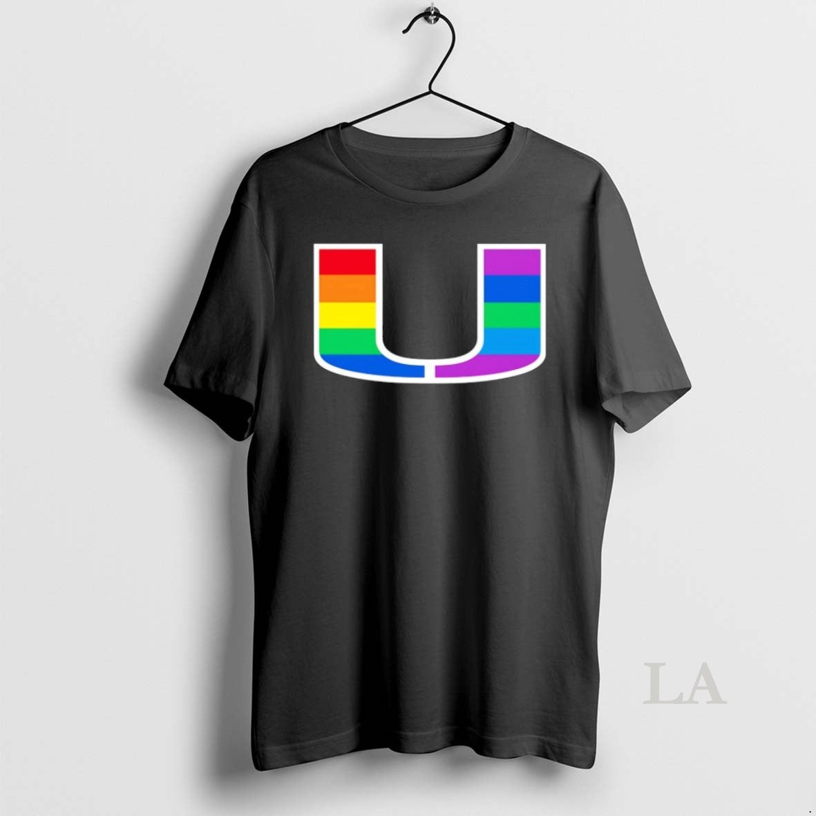 Original Miami Hurricanes Logo X Lgbt Rainbow Long Sleeve Elegant