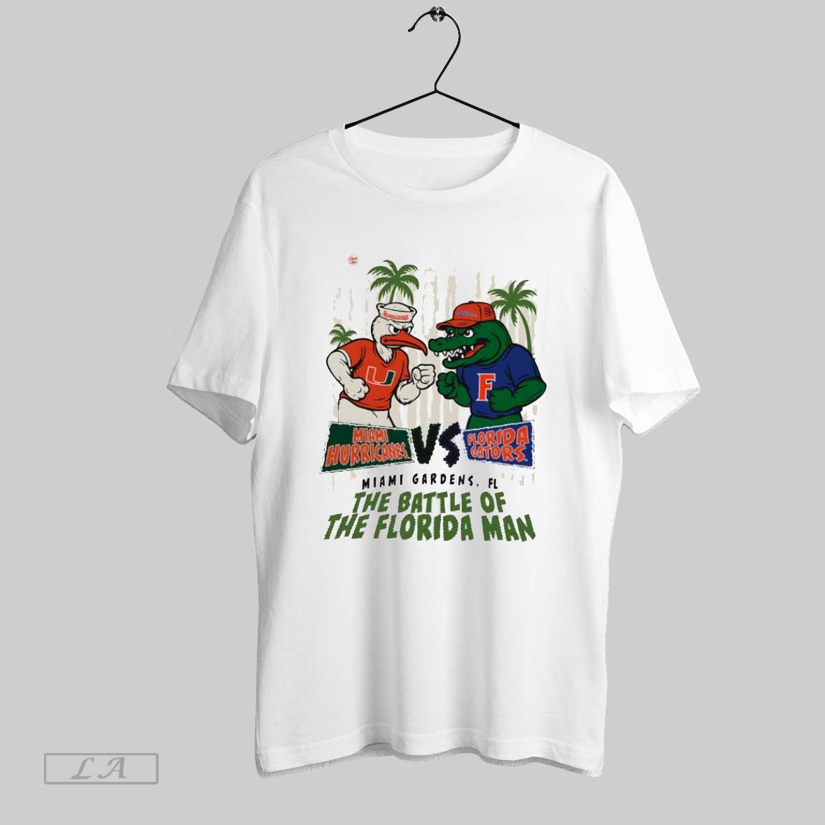 Original Miami Hurricanes Vs Florida Gators Battle Florida Mascot