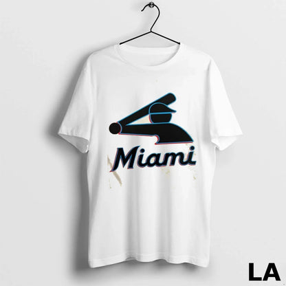 Original Miami Marlins Baseball Stickman 2 Sided Long Sleeve Stylish