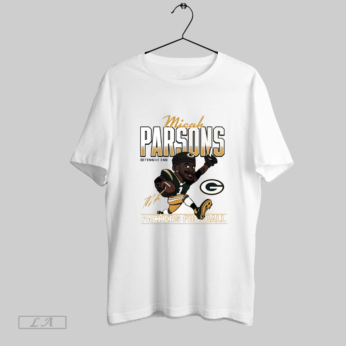 Original Micah Parsons Defensive End Green Bay Packers Football
