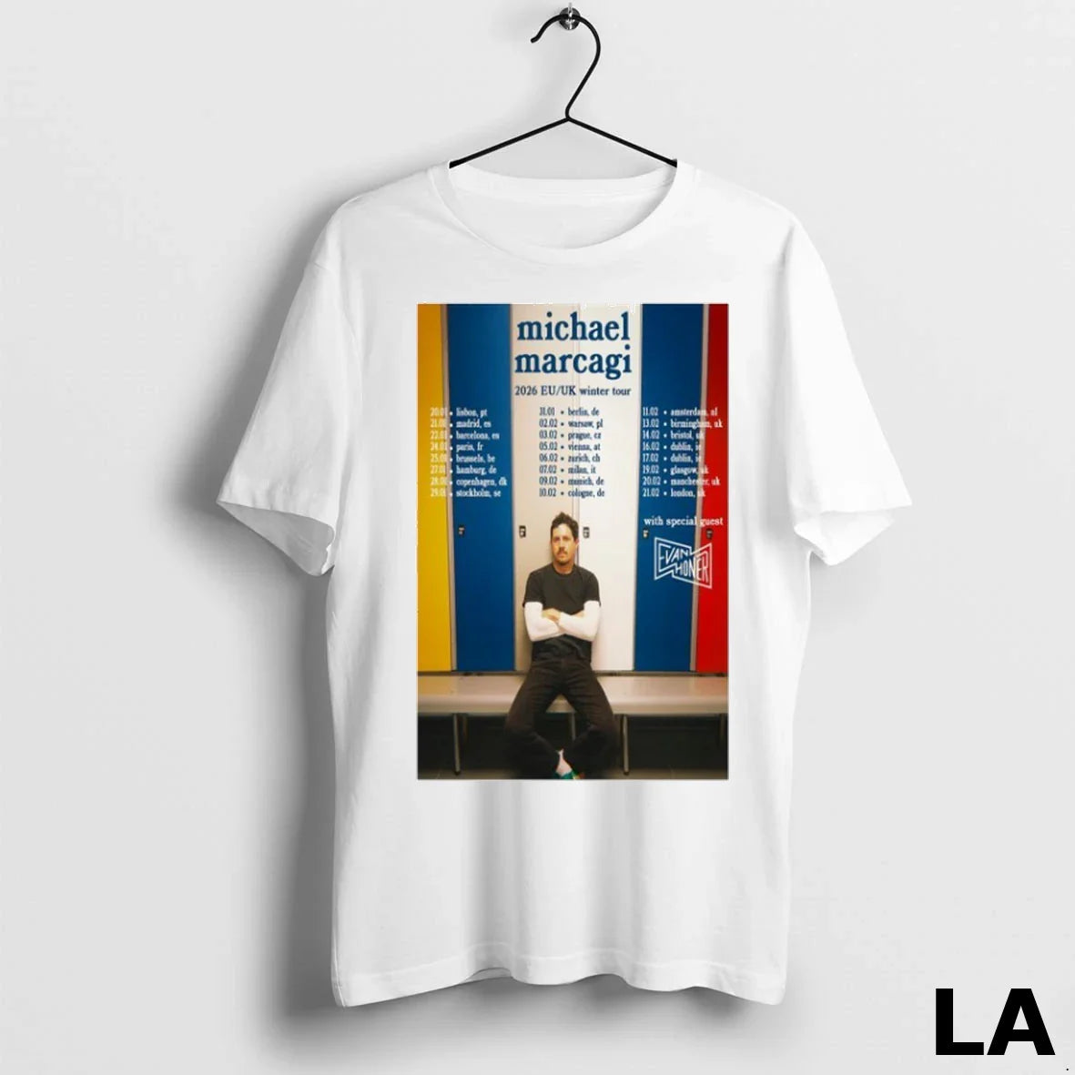 Original Michael Marcagi 2026 Eu Uk Winter Tour Dates Sweatshirt