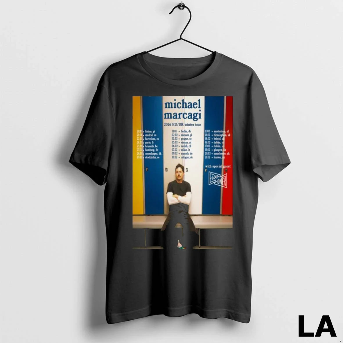 Original Michael Marcagi 2026 Eu Uk Winter Tour Long Sleve TShirt