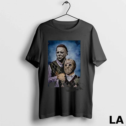 Original Michael Myers And Jason Voorhees Step Brothers Horror Movie