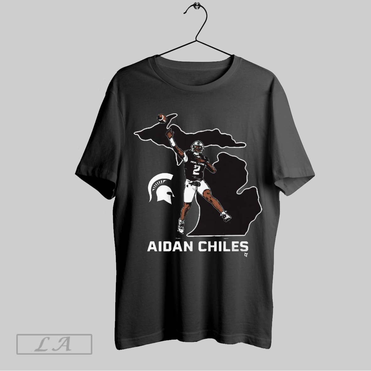 Original Michigan State Spartans Football Aidan Chiles State Star