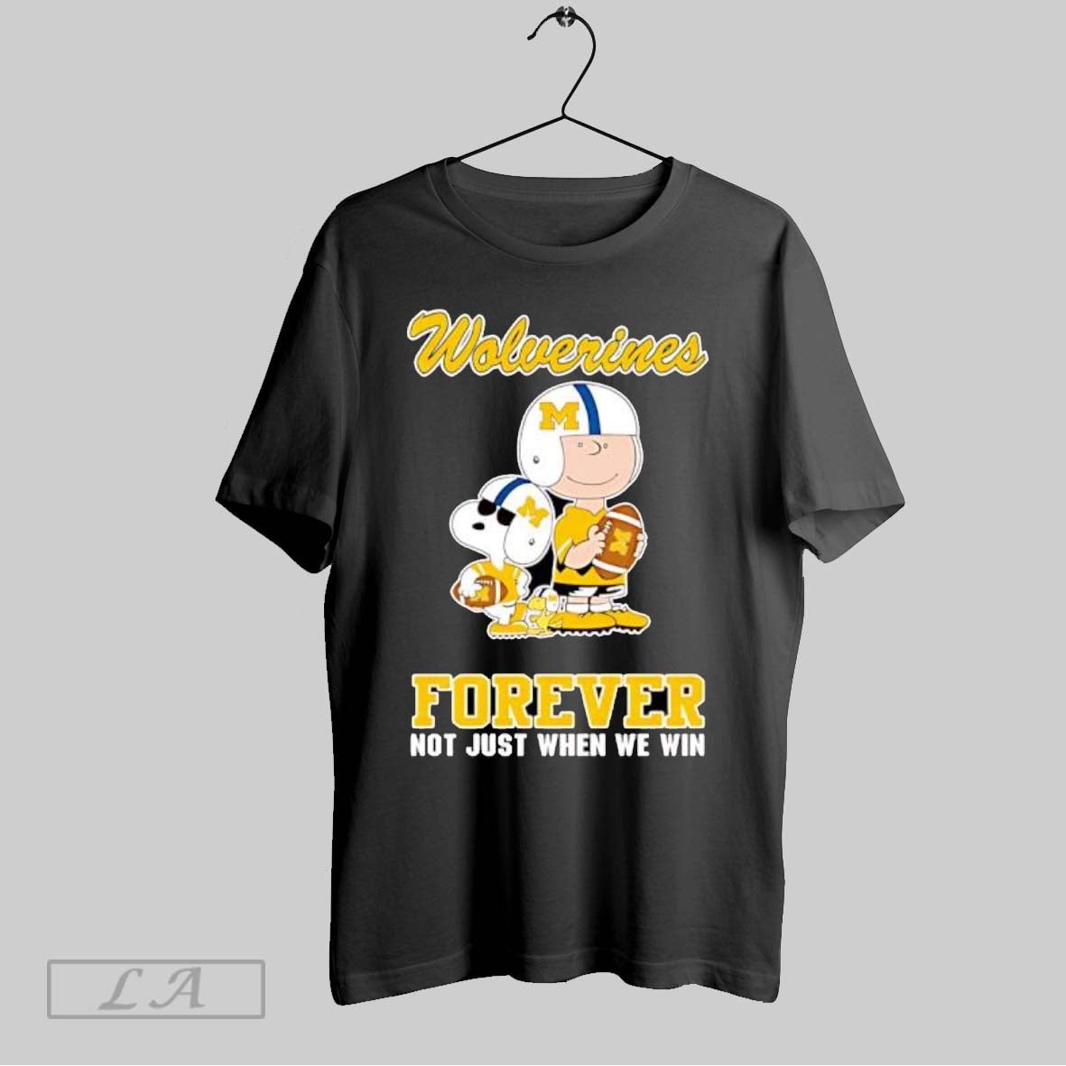 Original Michigan Wolverines Charlie Brown Cartoon Forever Shirt