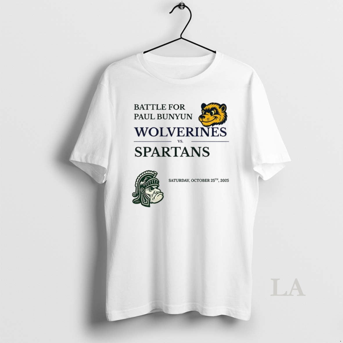 Original Michigan Wolverines Vs Michigan State Spartans Battle Paul