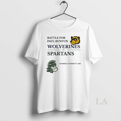 Original Michigan Wolverines Vs Michigan State Spartans Battle Paul