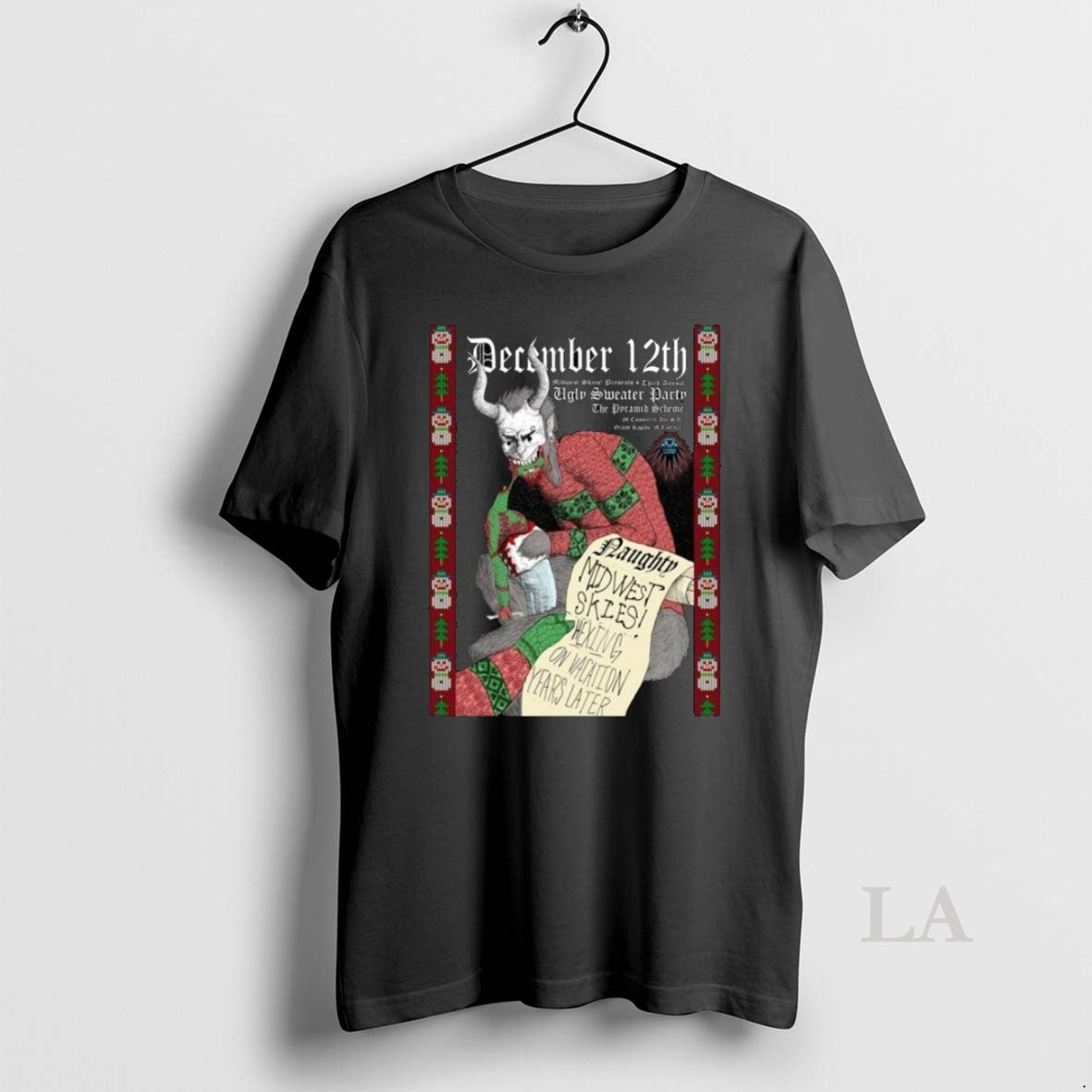 Original Midwest Skies Grand Rapids December 12 2025 Long Sleve Tee