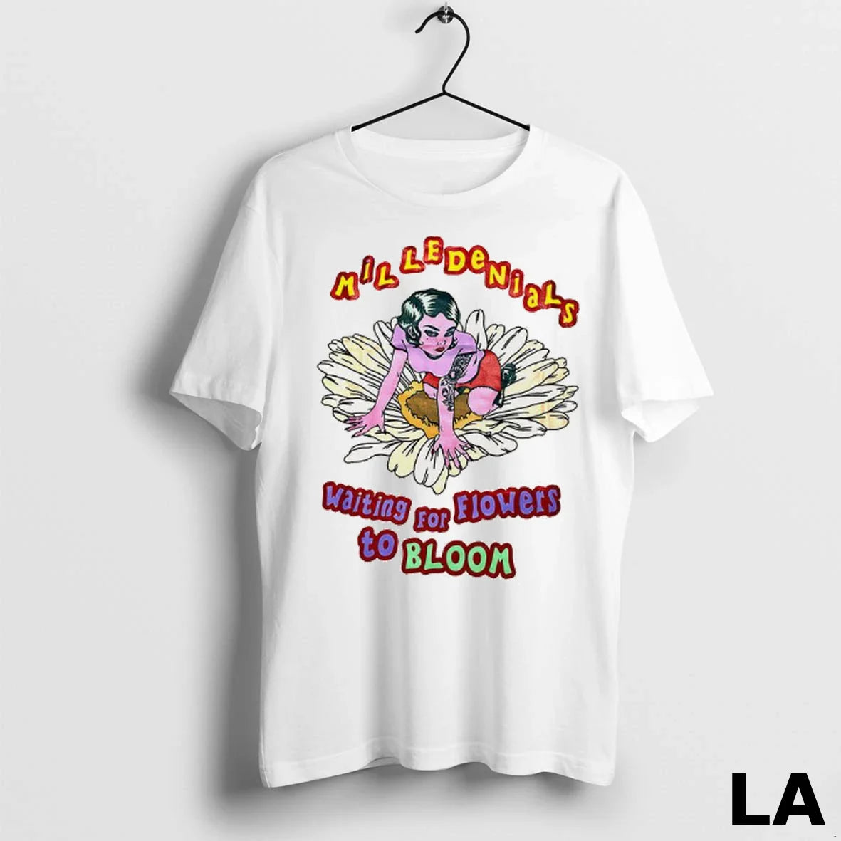 Original Milledenials Waiting Flowers To Bloom Shirt Elegant Apparel