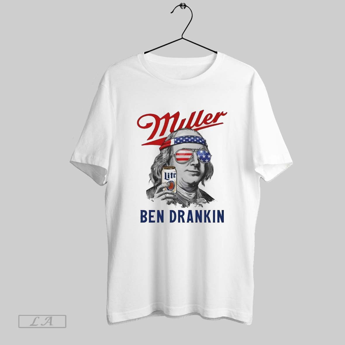 Original Miller Ben Drankin Beers Ladies Long Sleeve Elegant Apparel