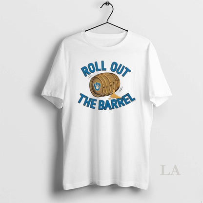 Original Milwaukee Brewers Gold Roll Out Barrel Sweatshirt Trendy