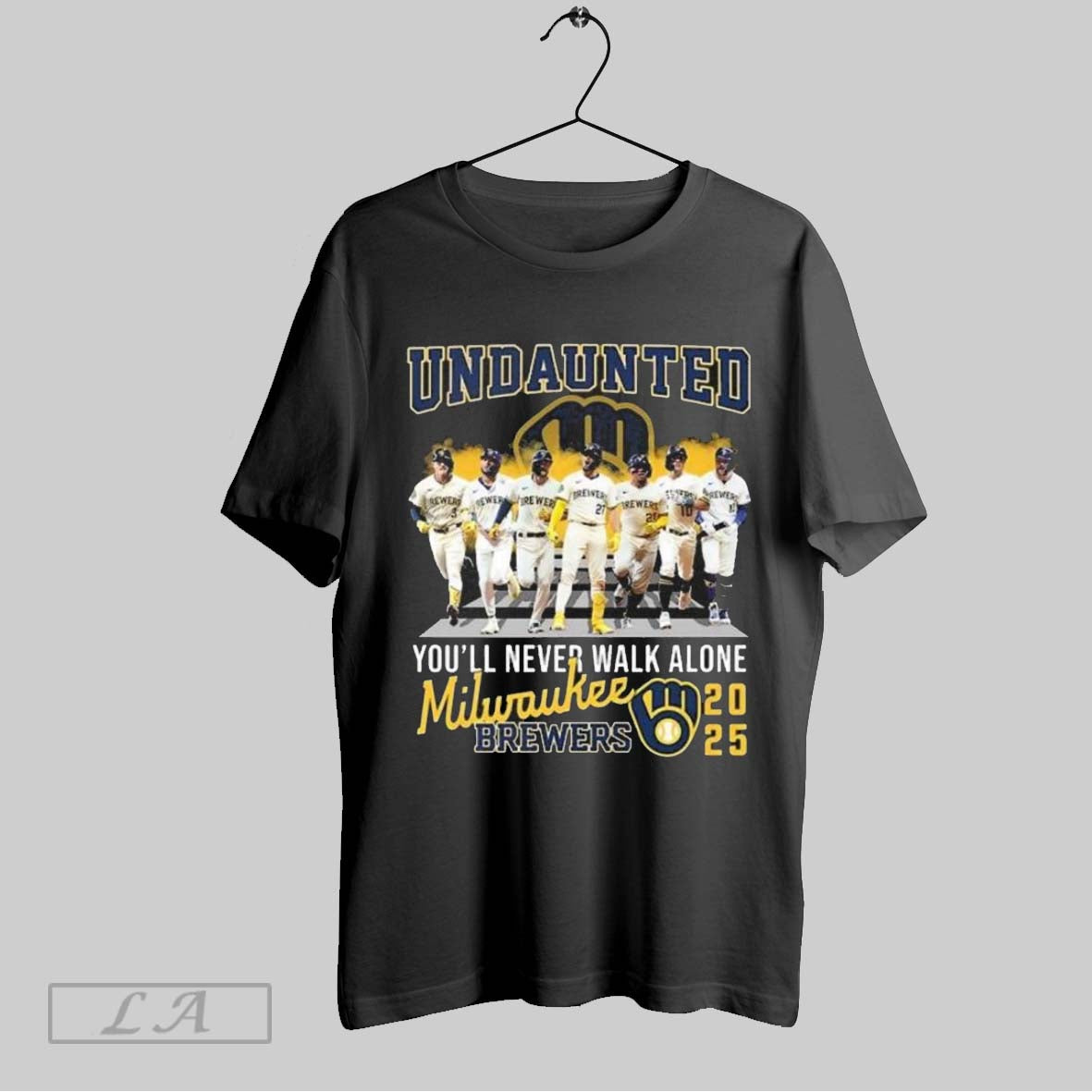 Original Milwaukee Brewers Undaunted 2025 Nl Central Division