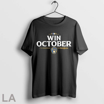 Original Milwaukee Brewers Win October 2025 Mlb Postseason Shirt