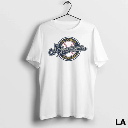 Original Milwaukee October Baseball Tee Trendy Gift