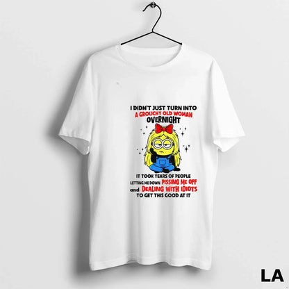 Original Minion I Didnt Just Turn Into Grouchy Old Overnight Tank Top