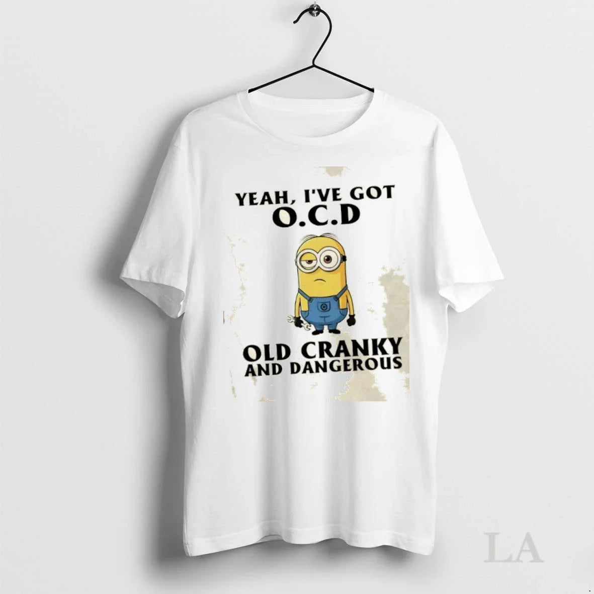 Original Minions Yeah Ive Got O C D Old Cranky And Dangerous Tank Top