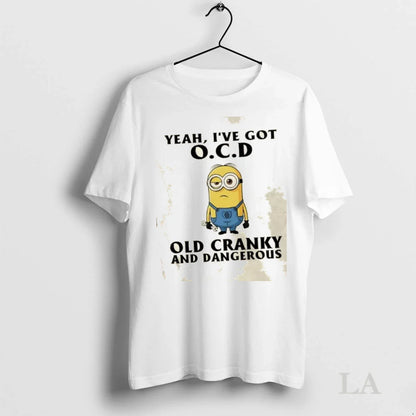 Original Minions Yeah Ive Got O C D Old Cranky And Dangerous Tank Top