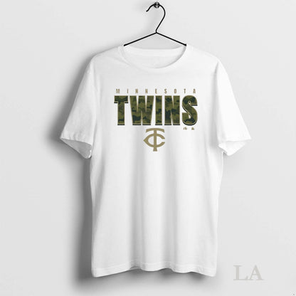 Original Minnesota Twins Camo Mlb Postseason 2025 Long Sleeve Trendy