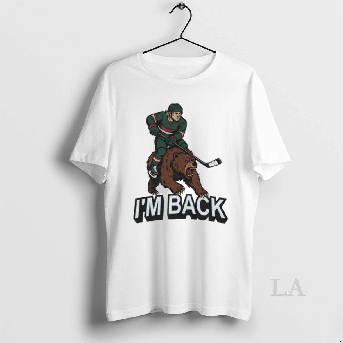 Original Minnesota Wild Hockey Im Back Ornaments Hoodie Authentic