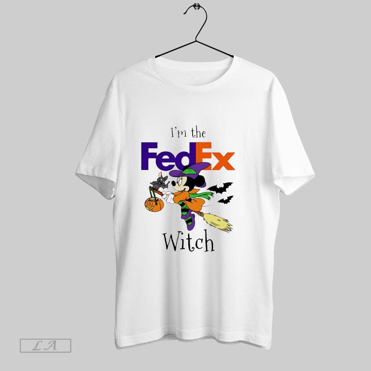 Original Minnie Mouse Im Fedex Witch Trick Or Treat Halloween