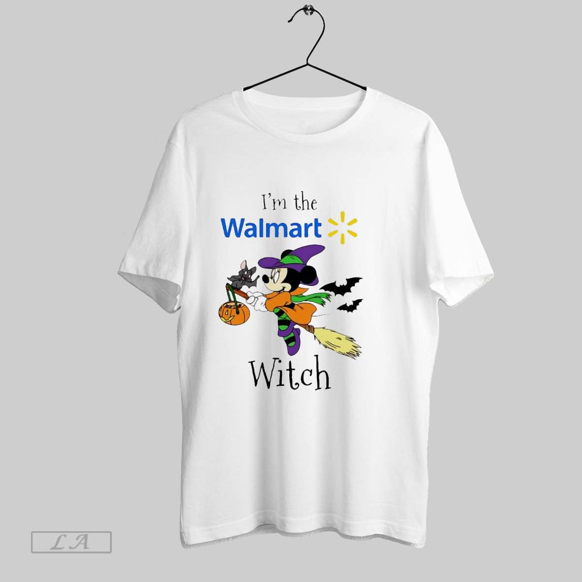 Original Minnie Mouse Im Walmart Witch Trick Or Treat Halloween Shirt
