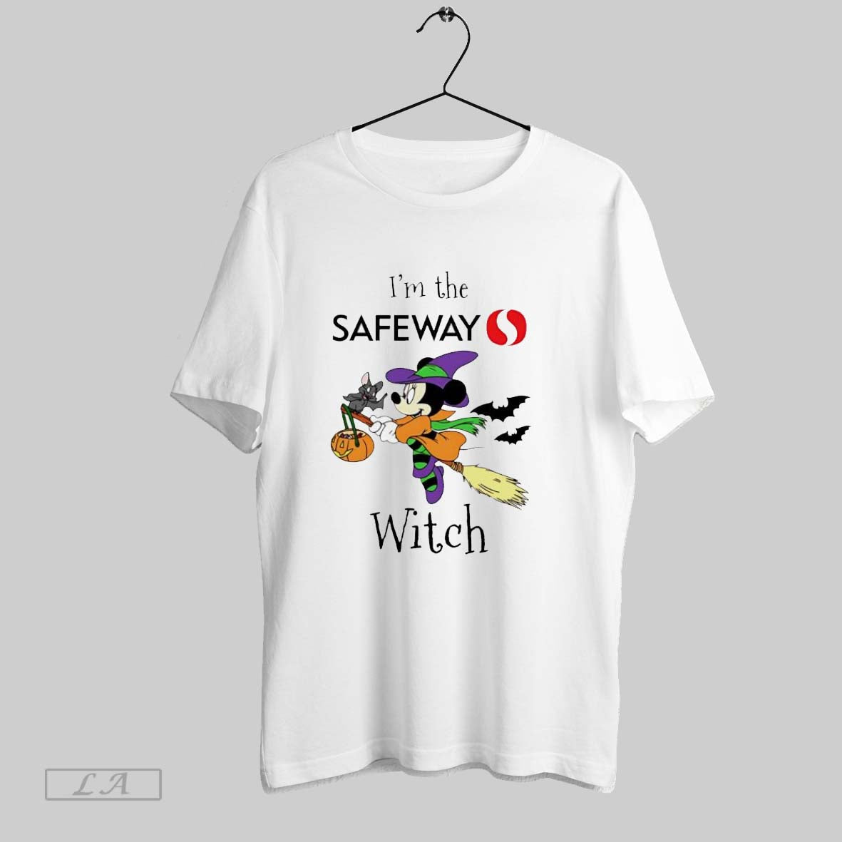 Original Minnie Mouse Im Safeway Witch Trick Or Treat Halloween Shirt