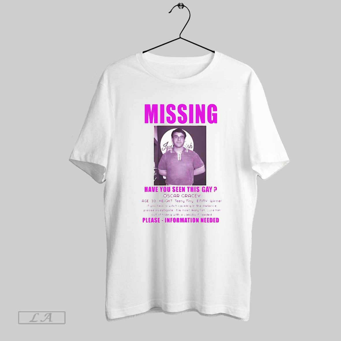 Original Missing Have You Seen This Gay Oscar Gracey Comedy White