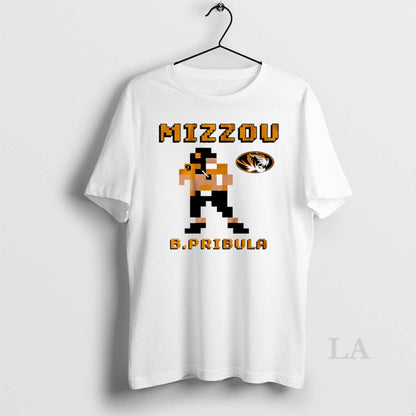 Original Missouri Tigers Football Beau Pribula Baller Pixel Tee