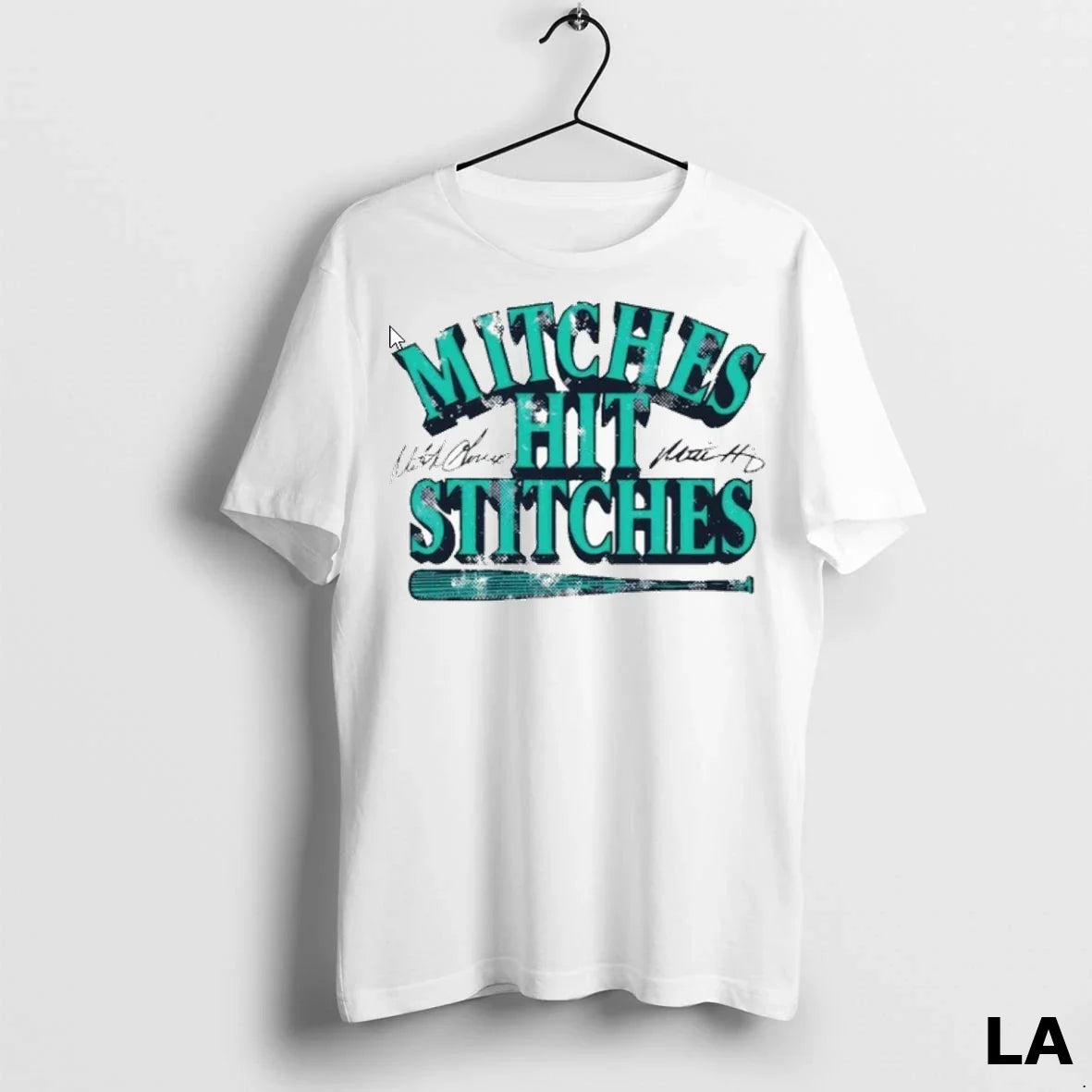 Original Mitch Haniger And Mitch Garver Mitches Hit Stitches Seattle