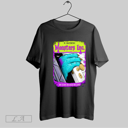 Original Monsters Inc We Scare Because We Care Tee Retro Outfit