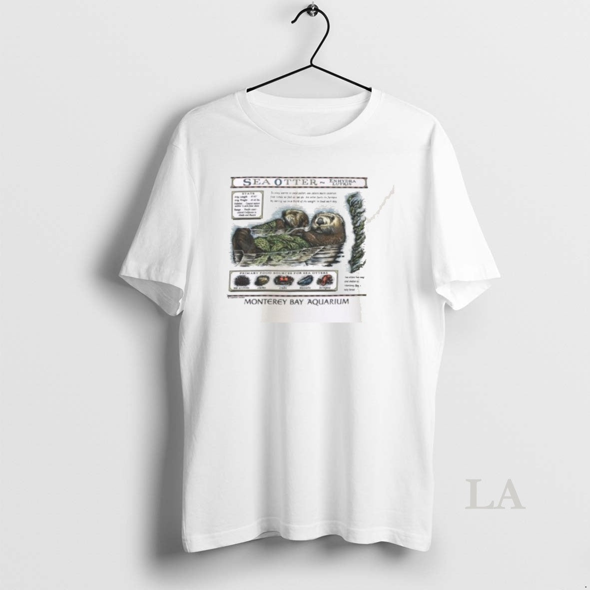 Original Monterey Bay Aquarium Otter Tank Top Retro Fashion