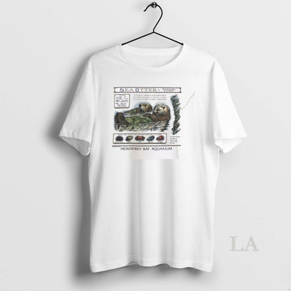 Original Monterey Bay Aquarium Otter Tank Top Retro Fashion