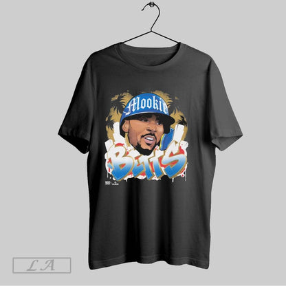 Original Mookie Betts Los Angeles Dodgers Graffiti TShirt Retro