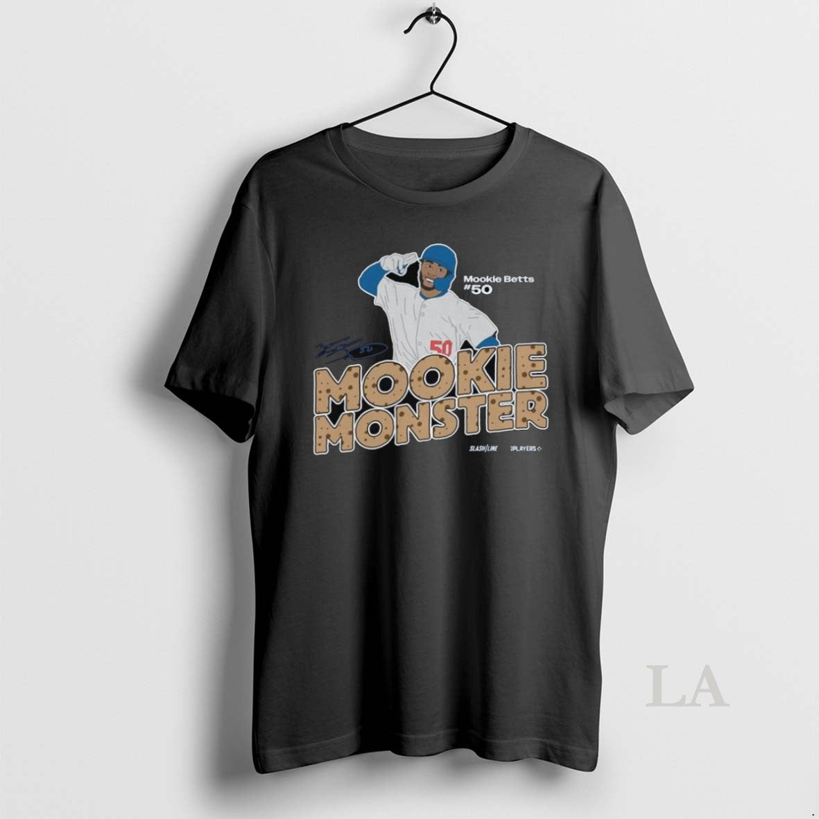Original Mookie Monster Mookie Betts 50 Signature Long Sleve Shirt