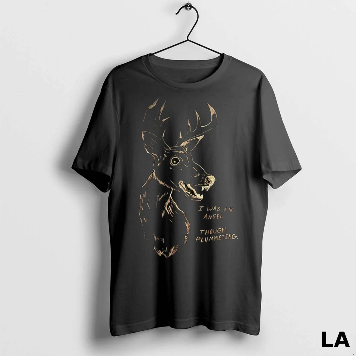 Original Moose I Was Angel Though Plummeting TShirt Elegant Apparel