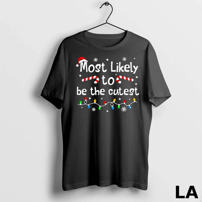 Original Most Likely To Be Cutest Matching Family Hoodie Stylish Gift