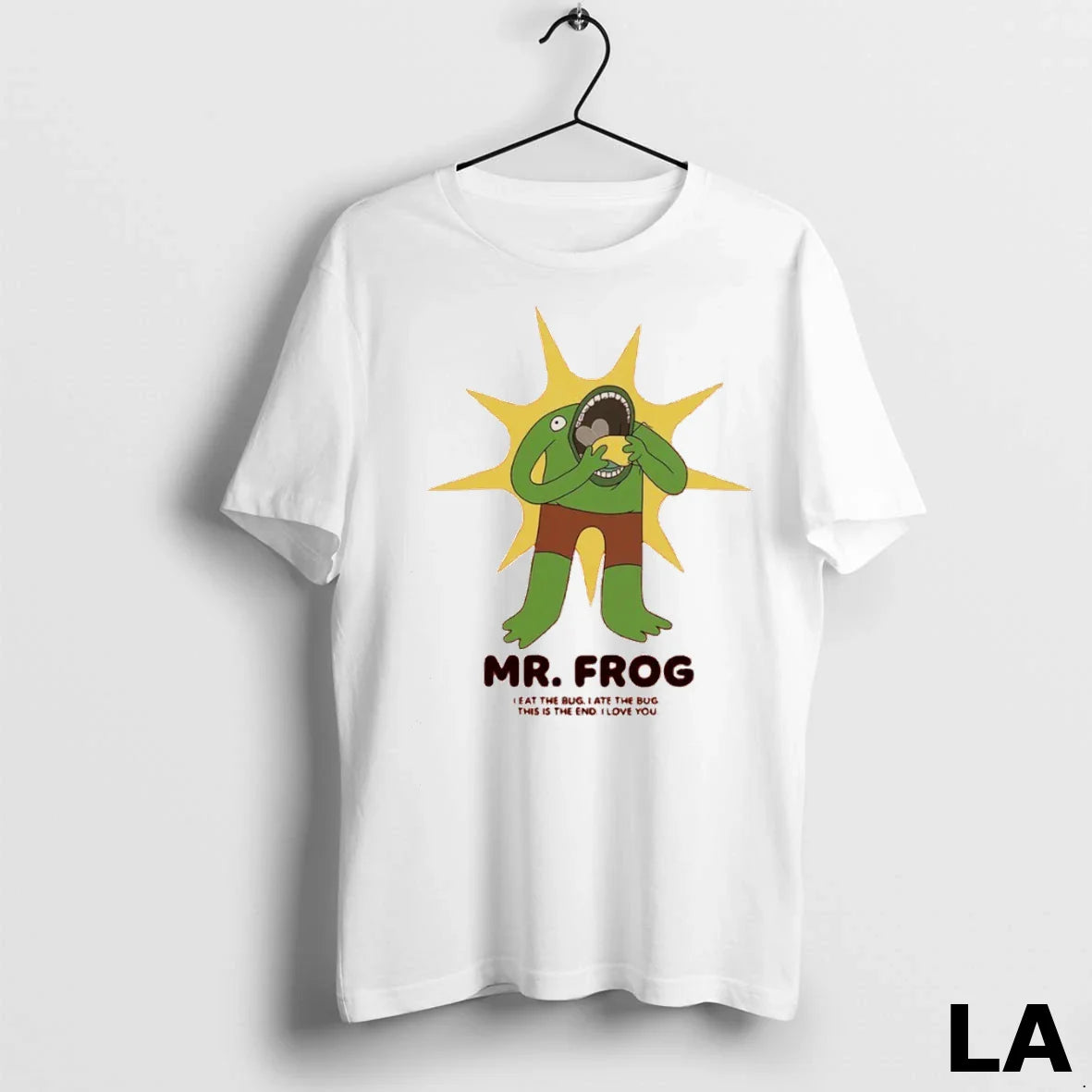 Original Mr Frog I Eat Bug I Ate Bug This Is End Hoodie Exclusive
