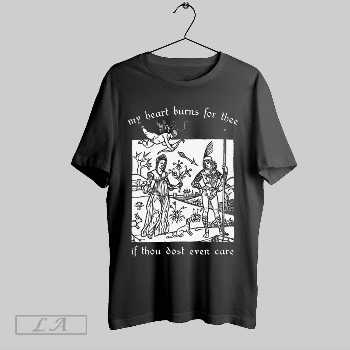 Original My Heart Burns Thee If Thou Dost Even Care Long Sleeve