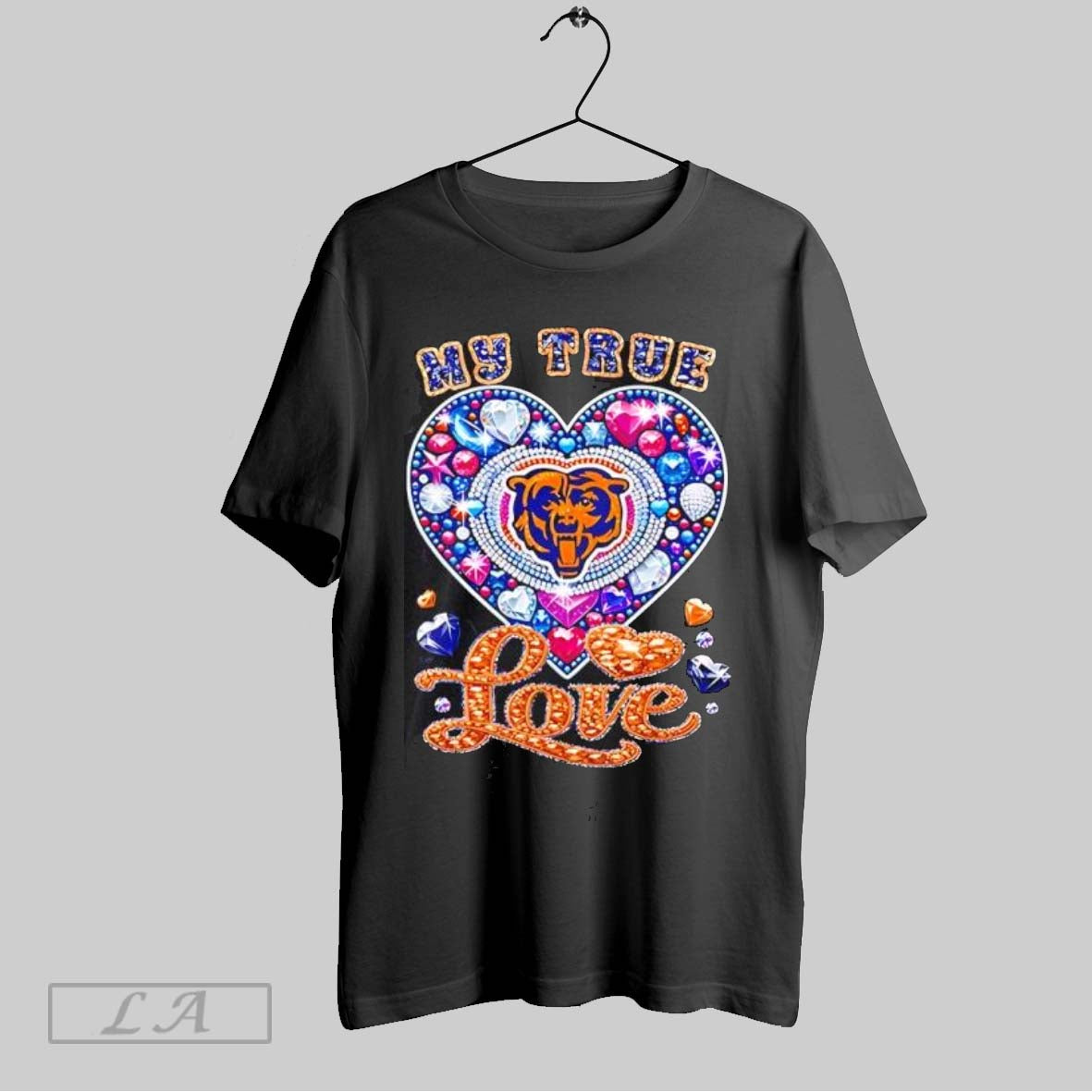Original My True Love Chicago Bears Twinkle Long Sleeve Premium