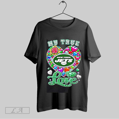 Original My True Love New York Jets Twinkle Long Sleeve Designer