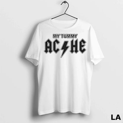 Original My Tummy Ache Logo Ladies TShirt Unique Apparel
