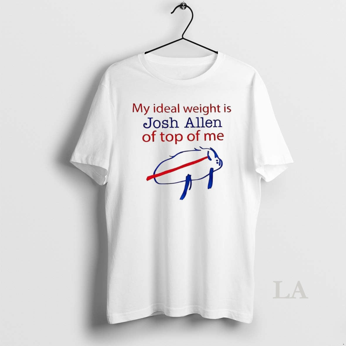 Original My Ideal Weight Is Josh Allen Me Buffalo Bills Sweatshirt