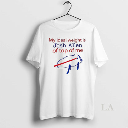 Original My Ideal Weight Is Josh Allen Me Buffalo Bills Sweatshirt