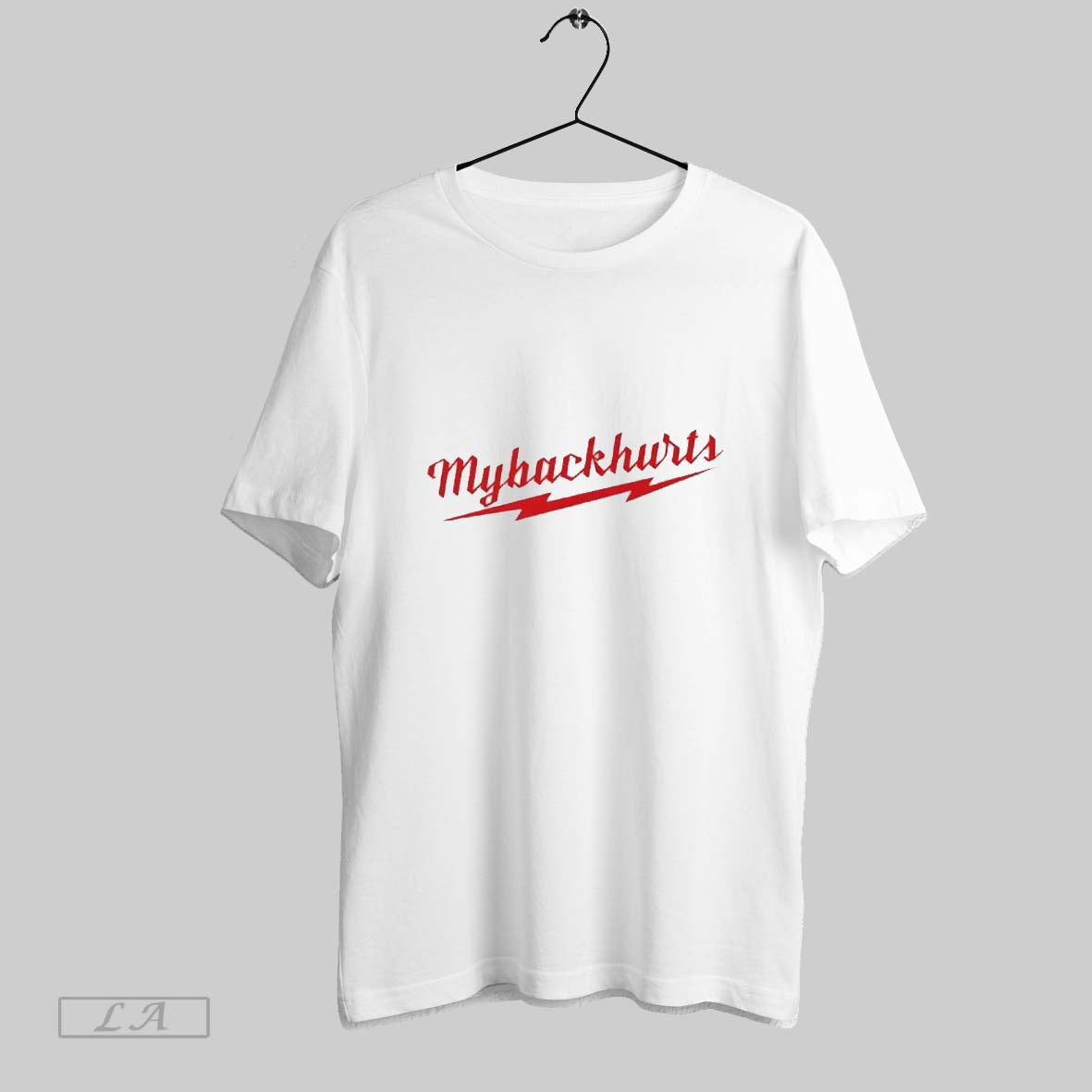 Original Mybackhurts Red Logo Shirt Trendy Merch